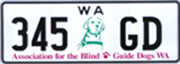 Guide Dogs Number Plates